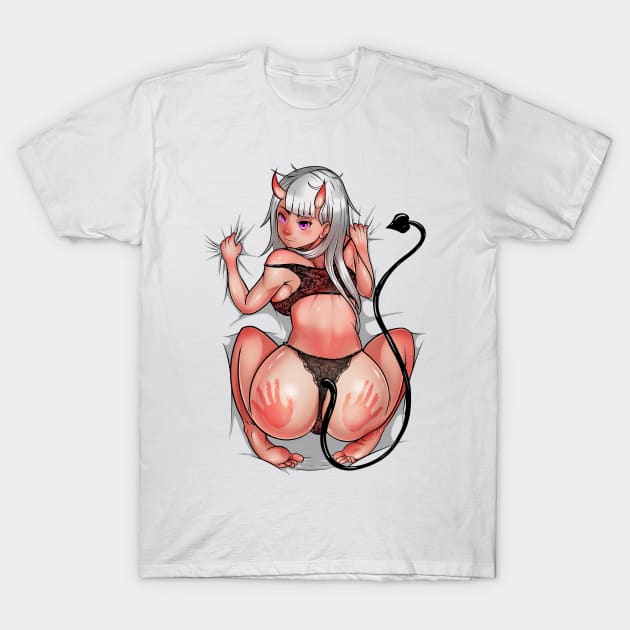 Naughty anime T-Shirt by Meca-artwork